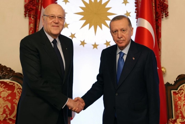 Cumhurbaşkanı Erdoğan, Lübnan Başbakanı Mikati ile Görüştü